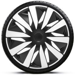   15"-os Lazio Carbon Silver-Black dísztárcsa garnitúra (4darab)