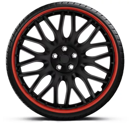 15"-os Orden GTR Red Black dísztárcsa garnitúra (4darab)
