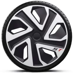15"-os St Silver-Black dísztárcsa garnitúra (4darab)