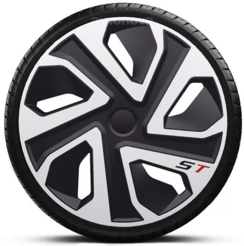 15"-os St Silver-Black dísztárcsa garnitúra (4darab)