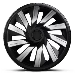   15"-os Tecna Silver-Black dísztárcsa garnitúra (4darab)