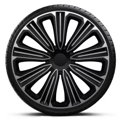  15"-os Rosso Silver Black dísztárcsa garnitúra (4darab)