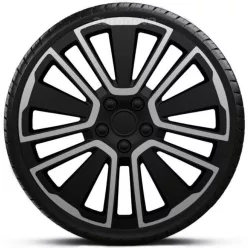   16"-os Scuba Silver Black dísztárcsa garnitúra (4darab)