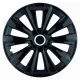 13"-os Delta Ring Black dísztárcsa garnitúra (4darab)