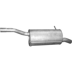 Citroen, Peugeot, Toyota, hátsó kipufogódob K04_22ALU