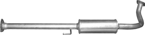 Honda középső kipufogódob K09_09ALU