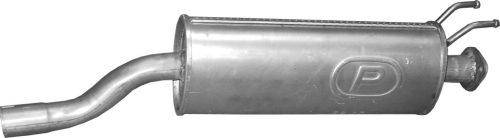 Honda középső kipufogódob K09_17ALU