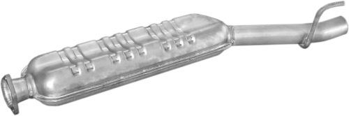 Mercedes középső kipufogódob K13_170ALU