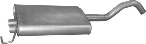 Mercedes hátsó kipufogódob K13_86ALU