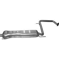 Opel középső kipufogódob K17_001ALU