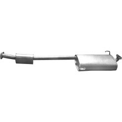 Opel középső kipufogódob K17_140ALU