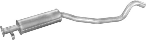 Opel középső kipufogódob K17_272ALU