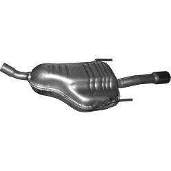 Opel középső kipufogódob K17_301ALU