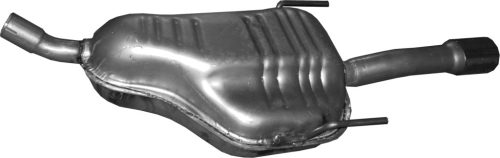 Opel középső kipufogódob K17_301ALU