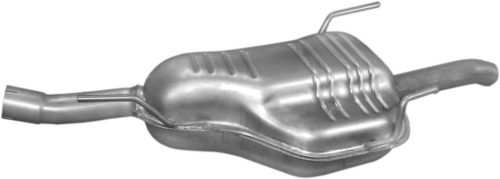 Opel hátsó kipufogódob K17_323ALU