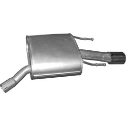 Opel hátsó kipufogódob K17_356ALU