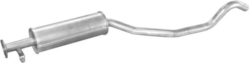 Opel középső kipufogódob K17_43ALU