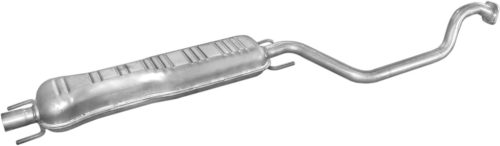 Opel középső kipufogódob K17_536ALU