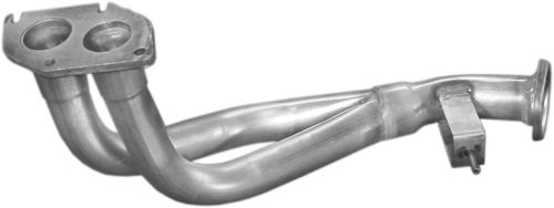 Opel kipufogó leömlőcső K17_580ALU