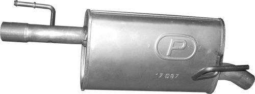 Opel hátsó kipufogódob K17_587ALU