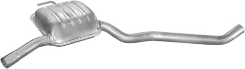 Opel középső kipufogódob K17_590ALU