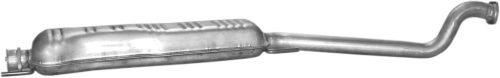 Opel középső kipufogódob K17_608ALU