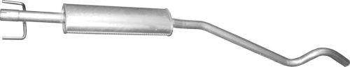 Opel középső kipufogódob K17_61ALU