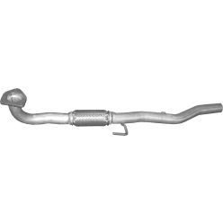 Opel kipufogó leömlőcső K17_650ALU