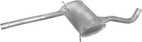 Renault középső kipufogódob K21_209ALU