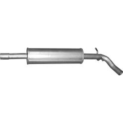 Seat, Skoda, középső kipufogódob K23_01ALU