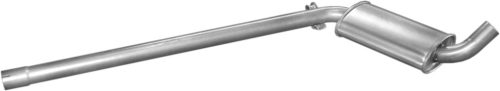 Seat középső kipufogódob K23_05ALU