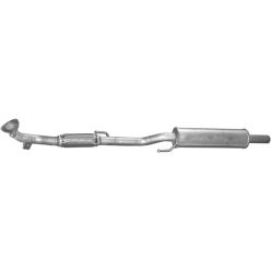 Seat, Volkswagen, Skoda, első kipufogódob K23_73ALU