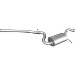 Seat, Skoda, Volkswagen, középső kipufogódob K24_006ALU