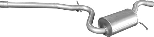 Seat, Skoda, Volkswagen, középső kipufogódob K24_006ALU