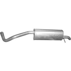 Skoda, Seat, Volkswagen, hátsó kipufogódob K24_49ALU