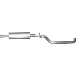   Seat, Audi, Volkswagen, Skoda, középső kipufogódob K24_71ALU