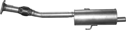 Toyota középső kipufogódob K26_59ALU