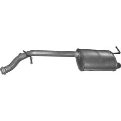 Citroen, Peugeot, Toyota, hátsó kipufogódob K26_77ALU