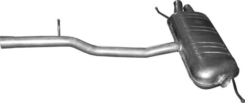 Seat, Volkswagen, hátsó kipufogódob K30_04ALU