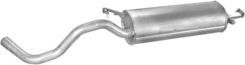 Audi, Seat, Skoda, Volkswagen, hátsó kipufogódob K30_234ALU