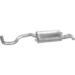 Seat, Skoda, Volkswagen, hátsó kipufogódob K30_255ALU