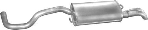 Seat, Skoda, Volkswagen, hátsó kipufogódob K30_255ALU