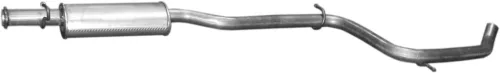 Jaguar középső kipufogódob K55_02ALU