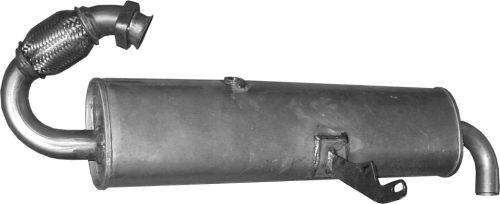 Smart középső kipufogódob K57_04ALU