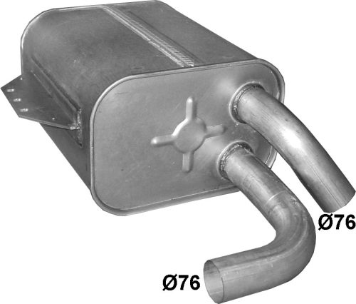 Mercedes kipufogódob K69_63ALU