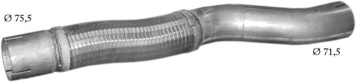 Mercedes összekötő cső K69_66ALU
