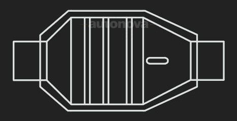 EURO3 55mm-es csőátmérőhöz és 1900 cm3-es dízel  üzemű motorokhoz ovál katalizátor