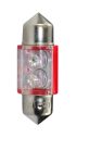 M-Tech, Led dióda, C5W, 12V, Piros, 2db
