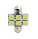 M-Tech, Led dióda, C5W, 6xSMD5050, 12V, Fehér, 2db