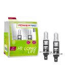 Power-Tec, Halogén izzó, Long Life, H1, 12V, 2db